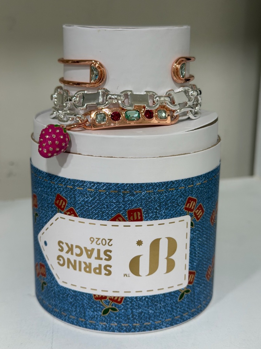 Bomb party spring 2026 stack strawberry sparkle NIB